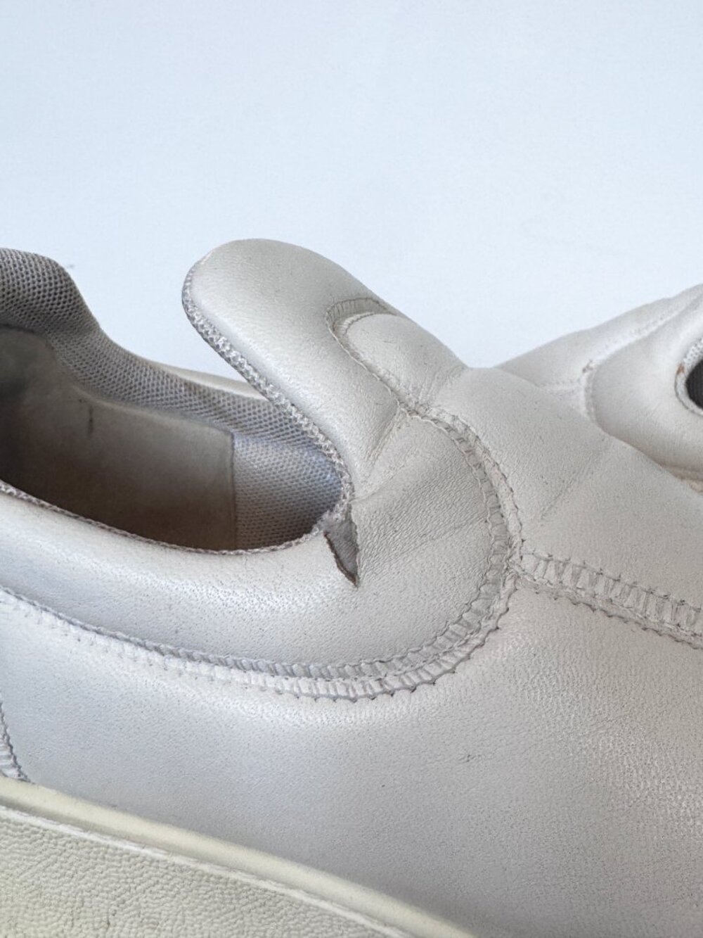 Celine Phoebe Philo White Leather Platform Slip-On Sneakers EU 40 - Picture 7 of 13